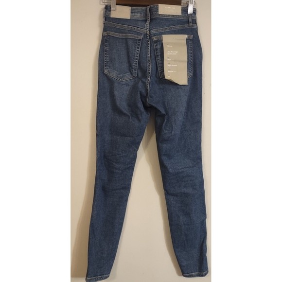 Everlane The Way High Skinny Jean Womens Sz 27 Regular Stretch Medium Wash NWT - Picture 2 of 10
